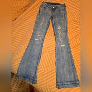 7th for All Mankind  bootcut jeans. Size 25